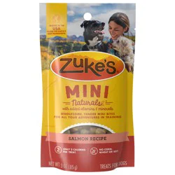 Zuke's Mini Naturals Dog Training Treats with Real Salmon - 3 oz Pouch