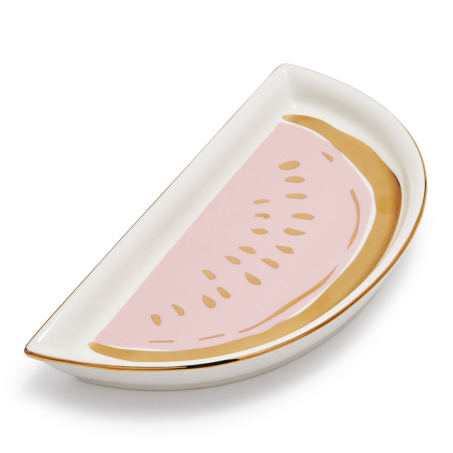 slide 1 of 1, Slant Watermelon Trinket Dish, 1 ct