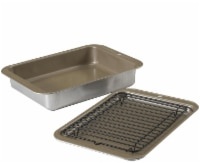 slide 1 of 1, Nordic Ware Compact Ovenware 3-Piece Grilling and Baking Set, 3 ct