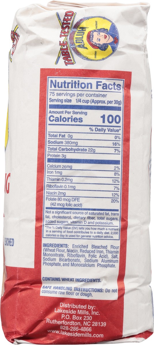 slide 3 of 14, Adluh Enriched Bleached Self-Rising Flour 5 lb, 5 lb