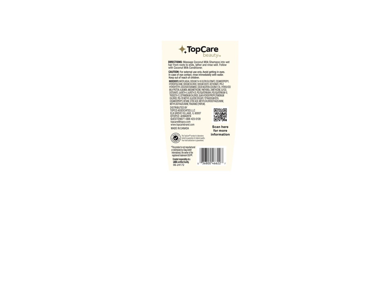 slide 9 of 14, TopCare Coconut Milk Shampoo, 13 fl oz