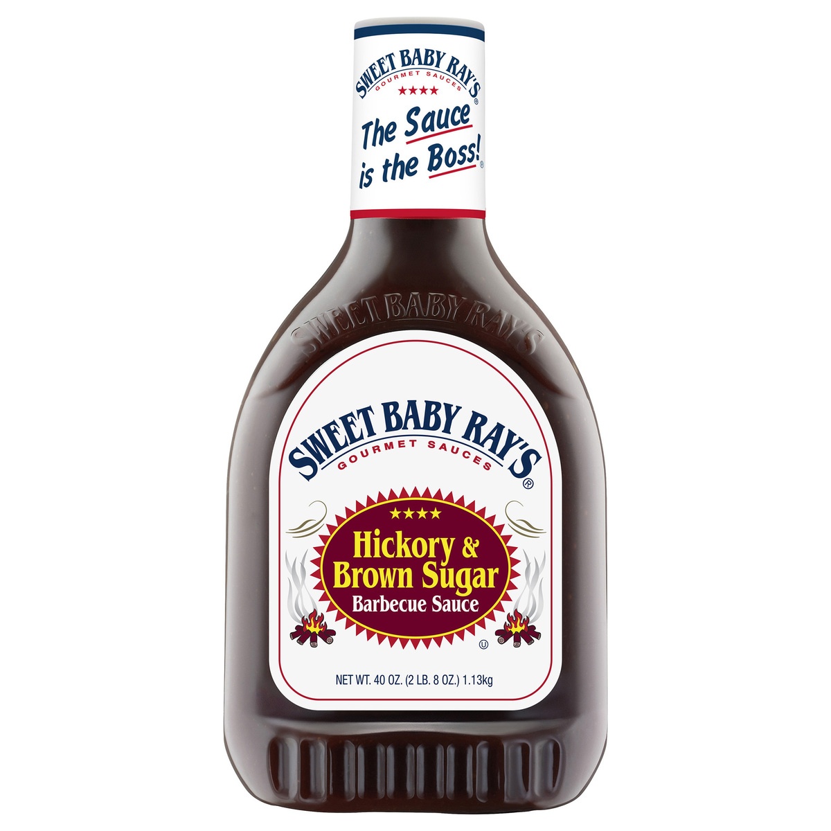 slide 1 of 4, Sweet Baby Ray's Hickory & Brown Sugar Barbecue Sauce 40 oz, 40 oz