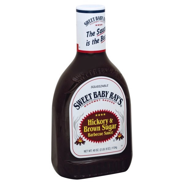 slide 1 of 4, Sweet Baby Ray's Hickory & Brown Sugar Barbecue Sauce 40 oz, 40 oz