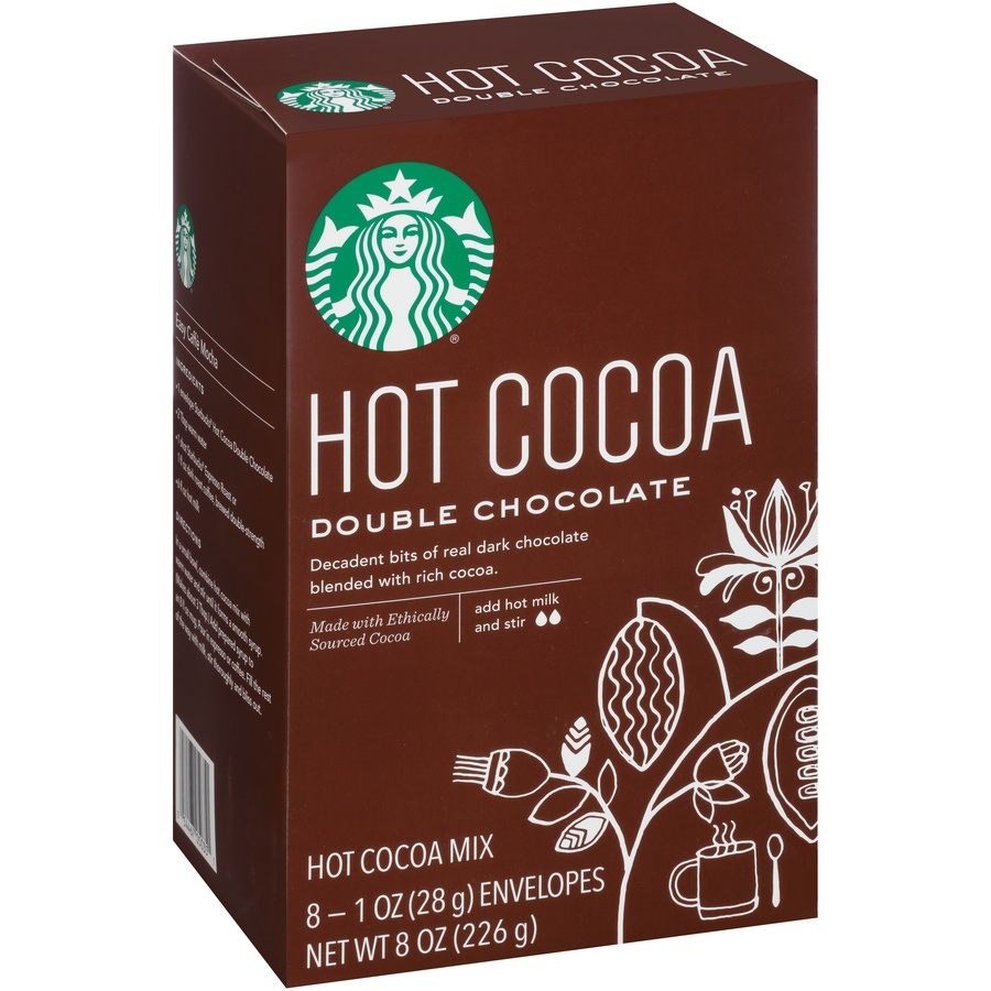 slide 5 of 8, Starbucks Double Chocolate Hot Cocoa Mix, 8 ct