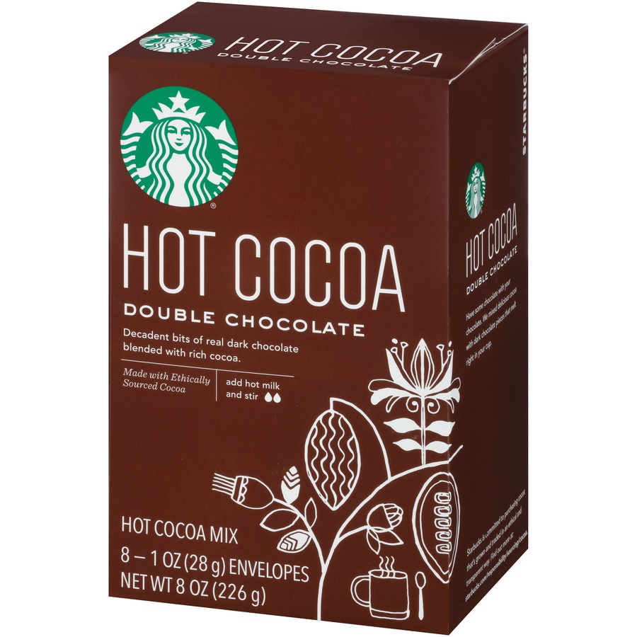 slide 6 of 8, Starbucks Double Chocolate Hot Cocoa Mix, 8 ct