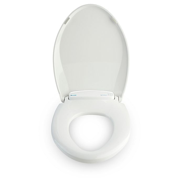 slide 2 of 4, Brondell LumaWarm Heated Elongated Nightlight Toilet Seat - White, 1 ct