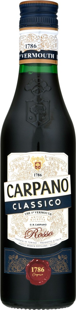slide 7 of 9, Carpano Classico Vermouth, 375 ml