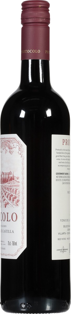 slide 5 of 13, Protocolo Red Wine 750 ml, 750 ml