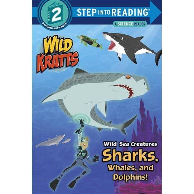slide 1 of 1, Random House Wild Sea Creatures: Sharks, Whales and Dolphins! (Wild Kratts) - (Step Into Reading) (Paperback) - by Chris Kratt & Martin Kratt, 1 ct