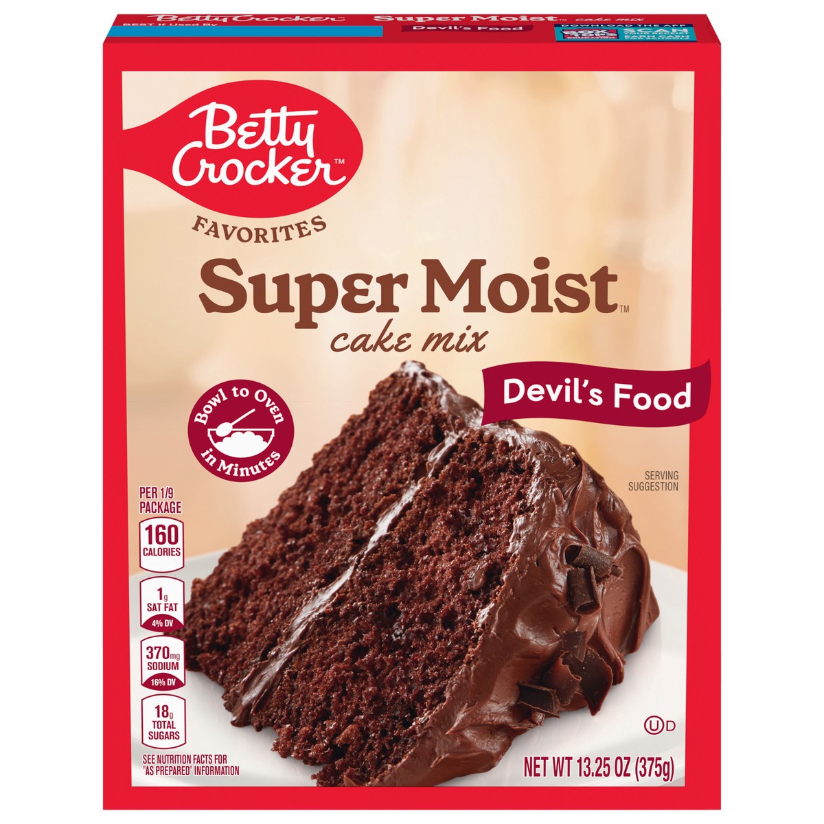 slide 1 of 8, Betty Crocker Favorites Super Moist Devil''s Food Cake Mix, 13.25 oz, 13.25 oz