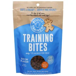 Buddy Biscuits Trainers Training Bites Dog Treats, Bacon, 10 oz
