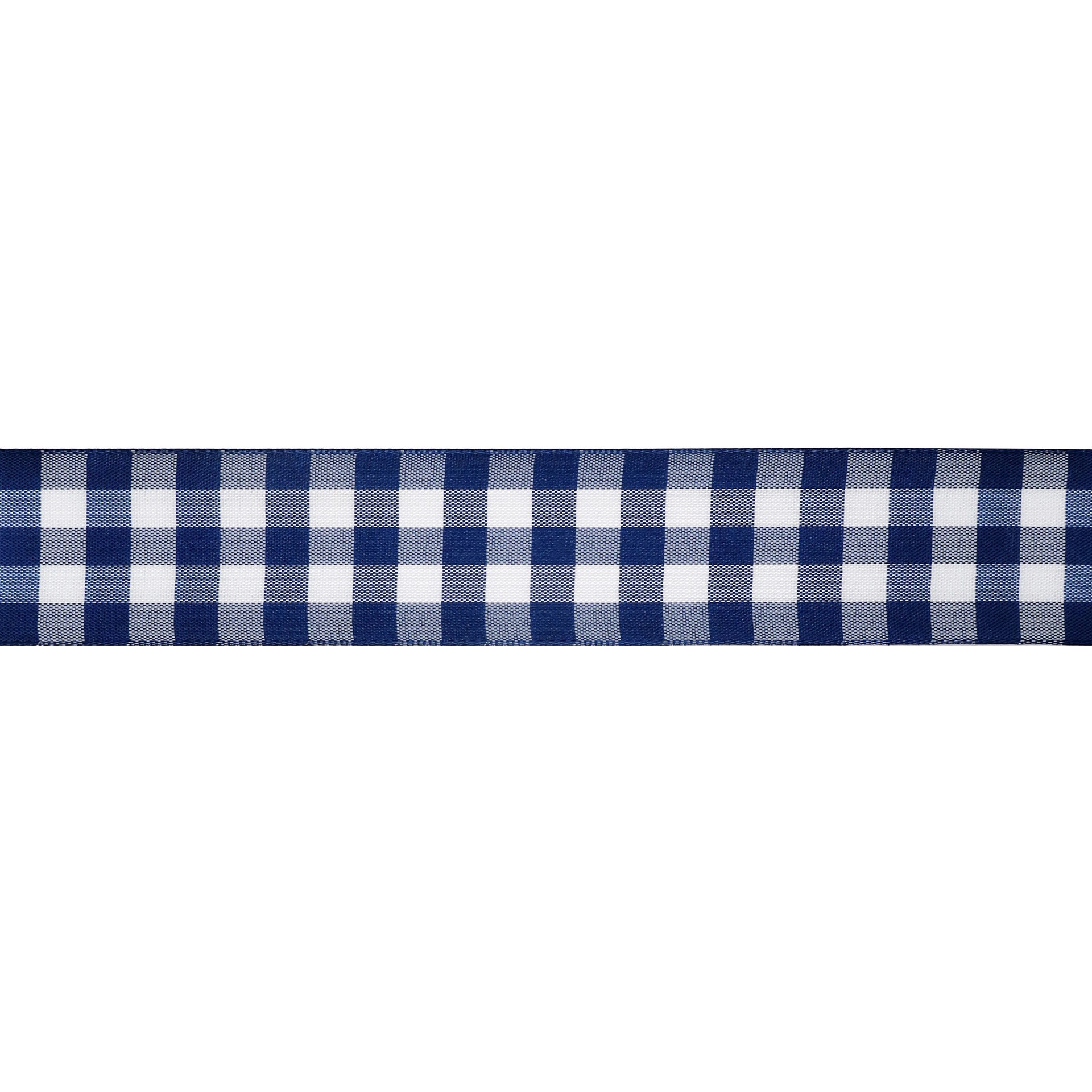 slide 4 of 4, 1.5" X 3yd. Wired Checkered Ribbon By Celebrate It, 1.5 in x 3 yd