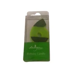 Design Design No.6 Color Block Numeric Birthday Candle