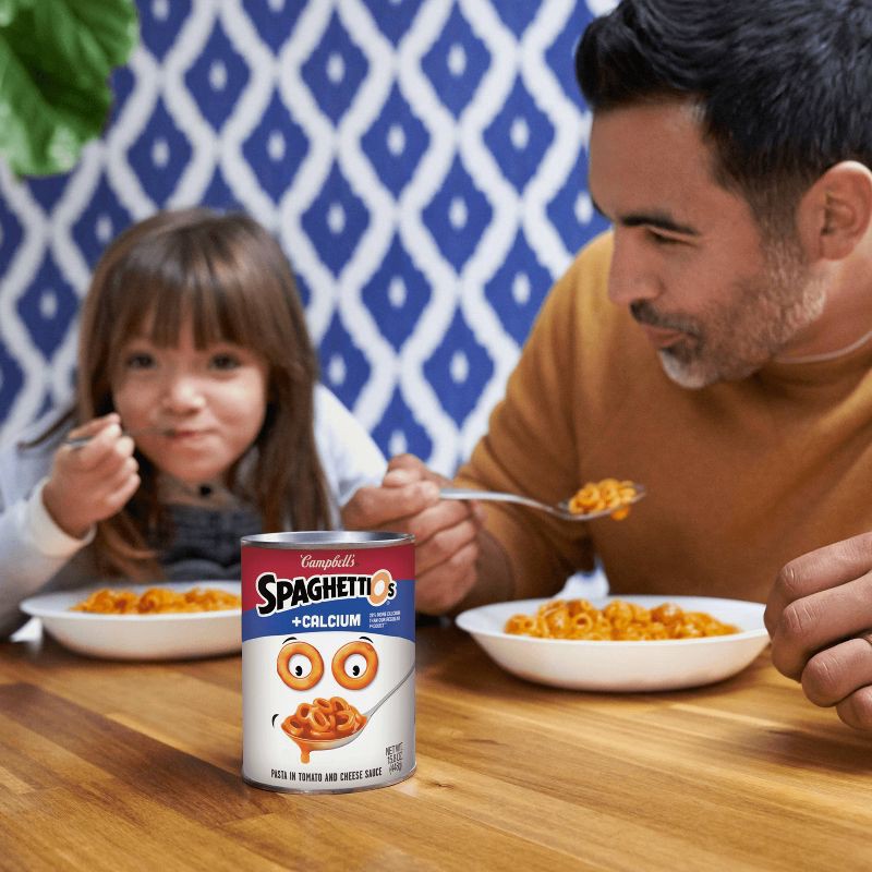 slide 2 of 11, SpaghettiOs Canned Pasta Plus Calcium - 15.8oz, 15.8 oz