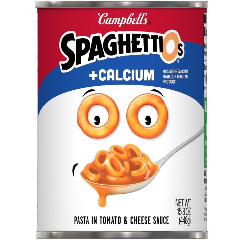 slide 10 of 11, SpaghettiOs Canned Pasta Plus Calcium - 15.8oz, 15.8 oz
