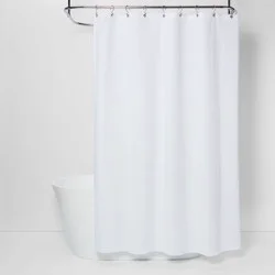 72"x72" Waffle Weave Shower Curtain White - Threshold™