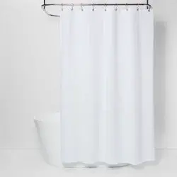 72"x72" Waffle Weave Shower Curtain White - Threshold™