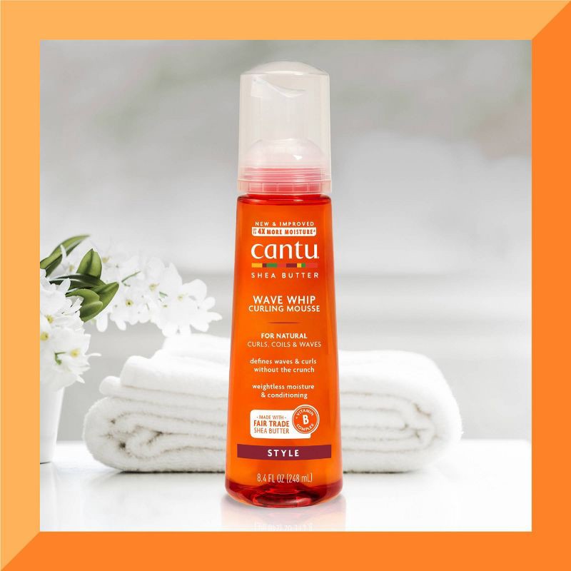 slide 5 of 6, Cantu Wave Whip Curling Mousse - 8.4 fl oz, 8.4 fl oz