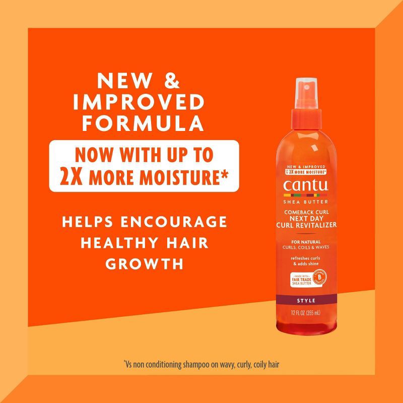 slide 3 of 7, Cantu Shea Butter Comeback Curl Enhancer - 12 fl oz, 12 fl oz