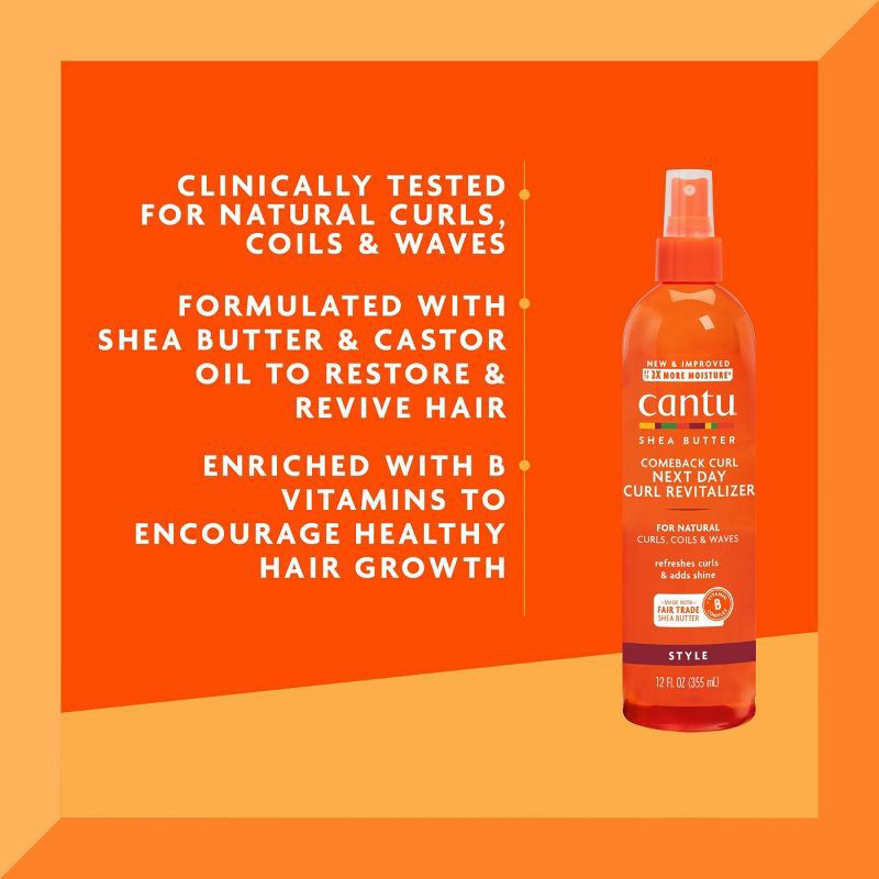 slide 4 of 7, Cantu Shea Butter Comeback Curl Enhancer - 12 fl oz, 12 fl oz