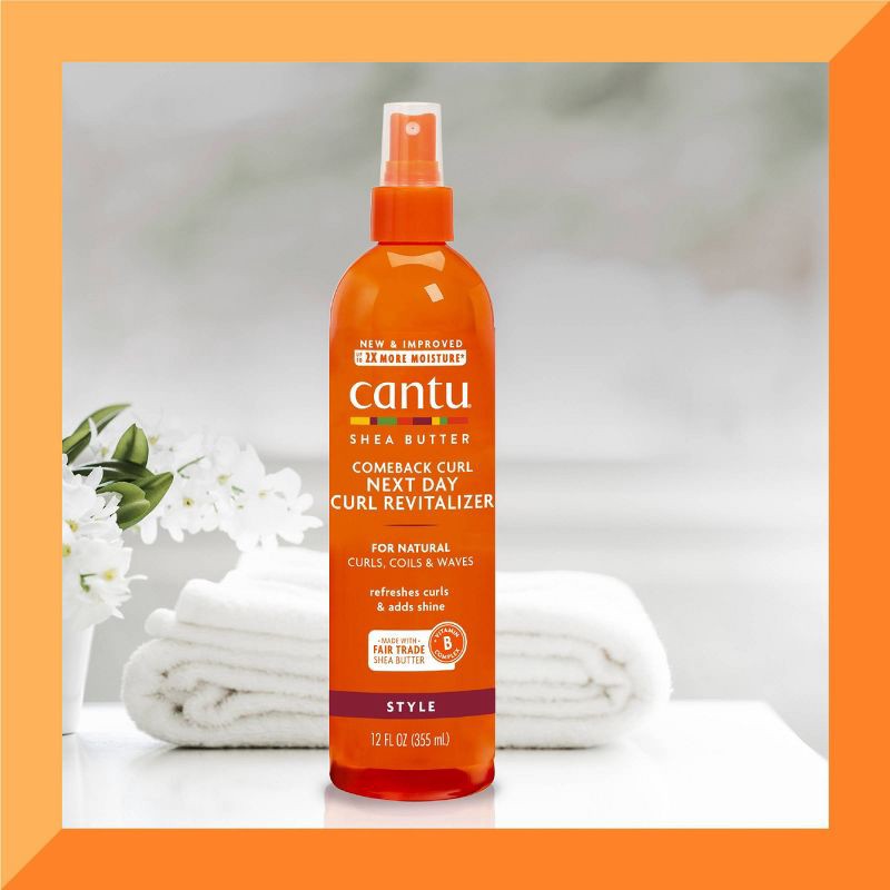 slide 5 of 7, Cantu Shea Butter Comeback Curl Enhancer - 12 fl oz, 12 fl oz