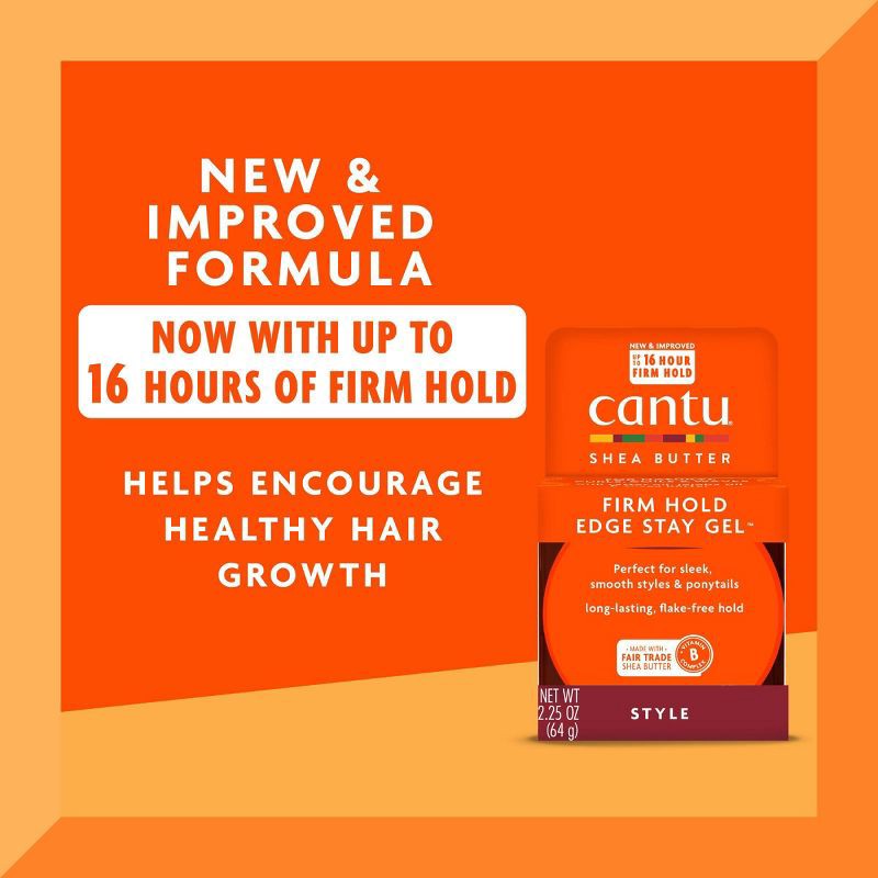 slide 2 of 7, Cantu Extra Hold Edge Stay Gel - 2.25oz, 2.25 oz