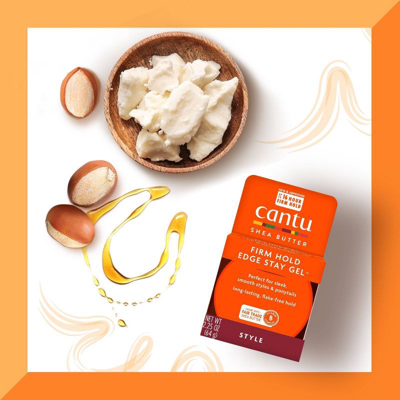 slide 4 of 7, Cantu Extra Hold Edge Stay Gel - 2.25oz, 2.25 oz