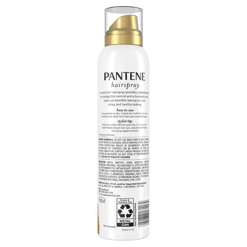 slide 10 of 10, Pantene Pro-V Level 3 Flexible Hold Anti Humidity Hair Spray for Frizz Control - 7oz, 7 oz