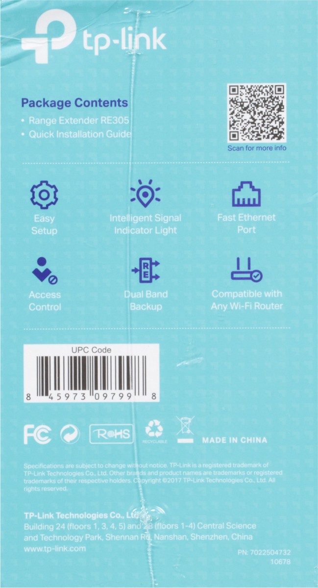 slide 9 of 9, TP-Link Ac1200 Wi-Fi Range Extender, 1 ct