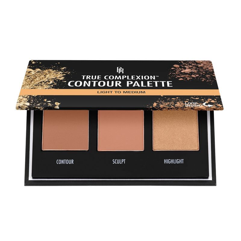 slide 2 of 6, Black Radiance True Complexion Contour Palette - Light to Medium - 0.38oz, 0.38 oz