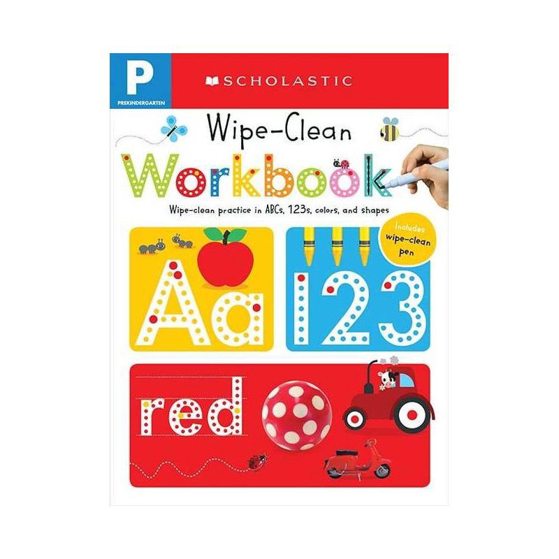 slide 1 of 1, Wipe Clean Workbooks, Pre-Kindergarten ( Scholastic Early Learners) (Paperback) by Scholastic Inc., 1 ct