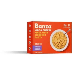 Banza Chickpea Elbows Deluxe Classic Cheddar Mac and Cheese