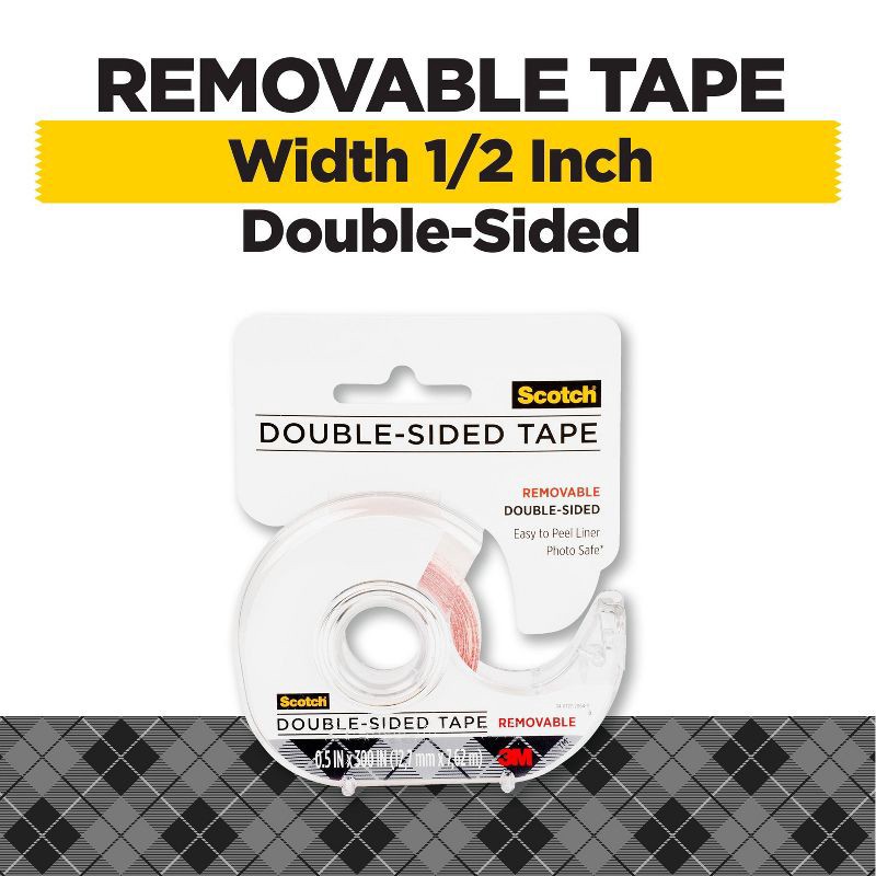 slide 3 of 9, Scotch Create Removable Double-Sided Photo Safe Tape, 1 ct