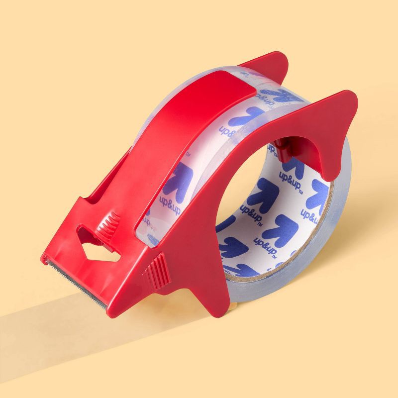 slide 2 of 4, 2pk Heavy Duty Shipping Tape with Dispenser - up&up™, 2 ct