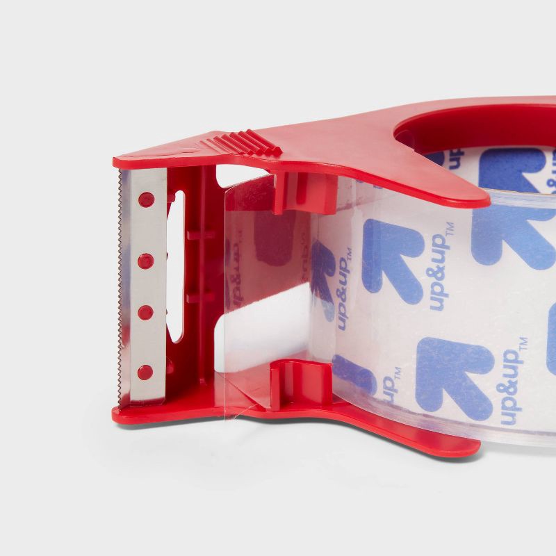 slide 3 of 4, 2pk Heavy Duty Shipping Tape with Dispenser - up&up™, 2 ct