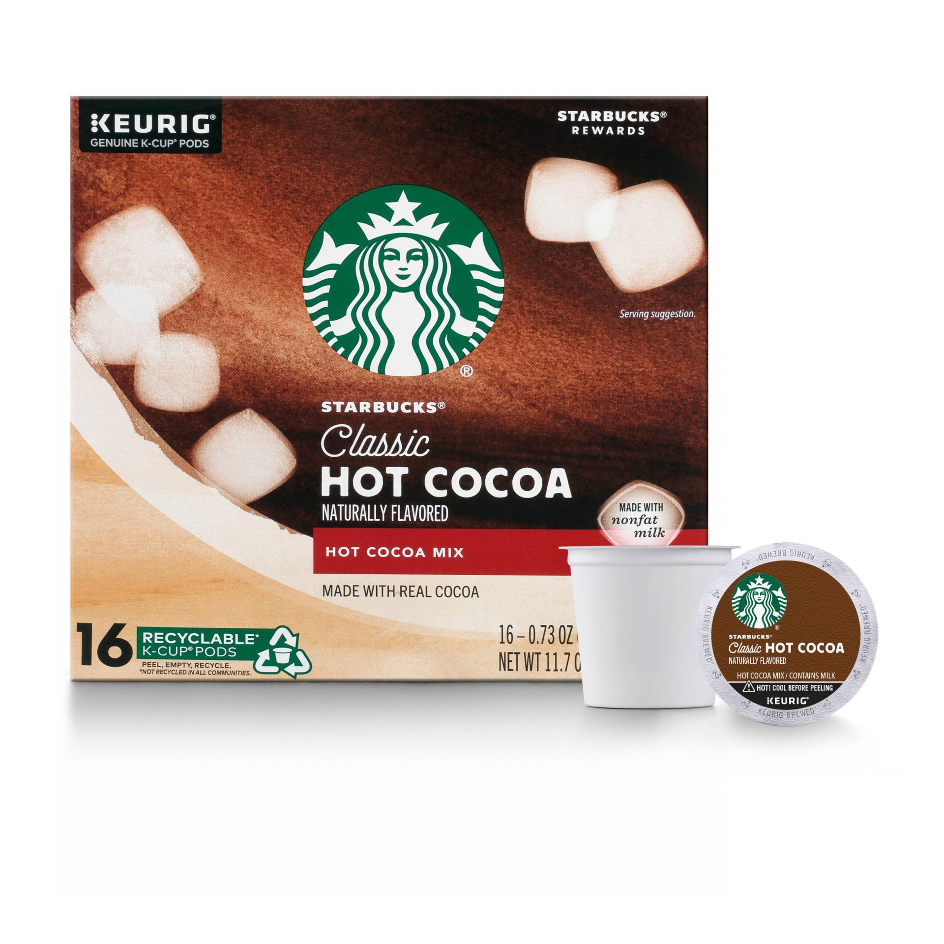 Starbucks Classic Hot Cocoa Single Serve K Cups - Shop Cocoa at H-E-B
