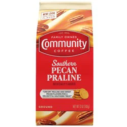 Community Coffee Southern Pecan Praline Medium Roast Ground Coffee - 12oz