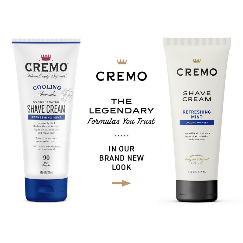 slide 3 of 6, Cremo Cooling Shave Cream - 6 fl oz, 6 fl oz