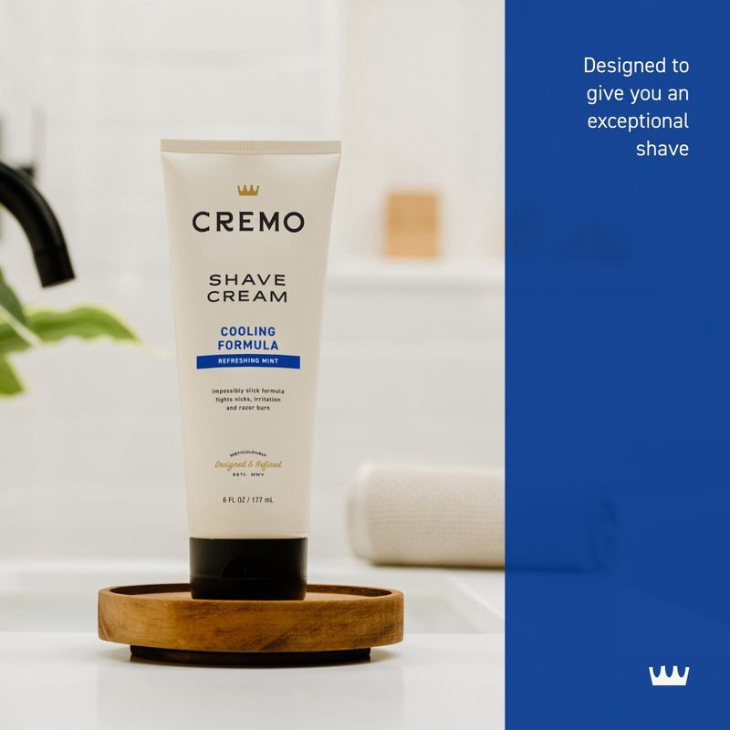 slide 3 of 8, Cremo Cooling Shave Cream - 6 fl oz, 6 fl oz