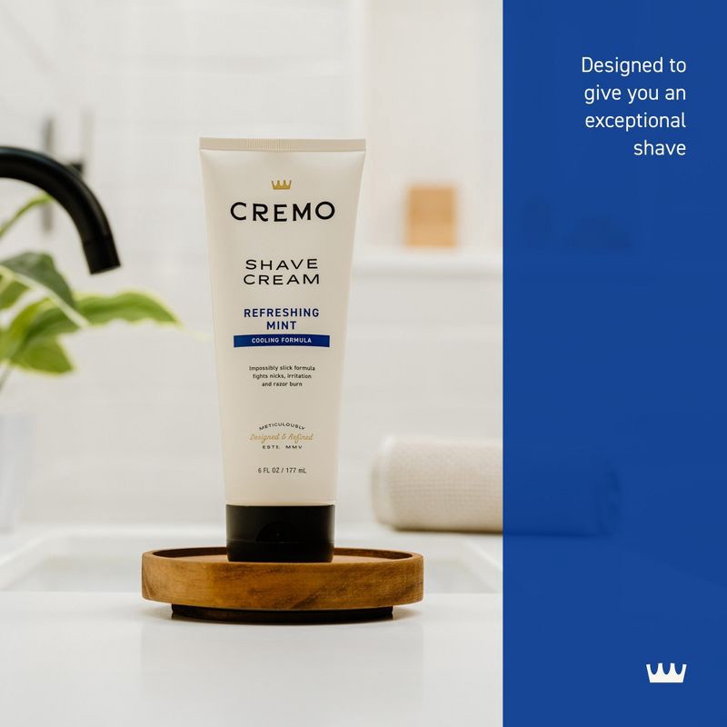 slide 3 of 8, Cremo Cooling Shave Cream - 6 fl oz, 6 fl oz