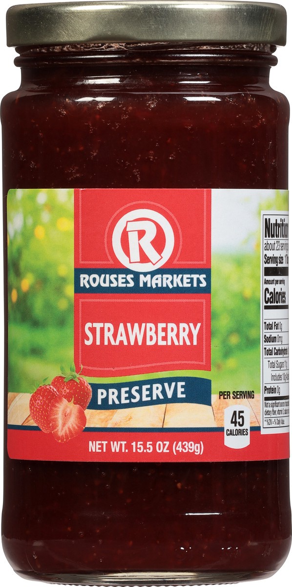 slide 5 of 11, Rouses Markets Strawberry Preserve 15.5 oz, 15.5 oz