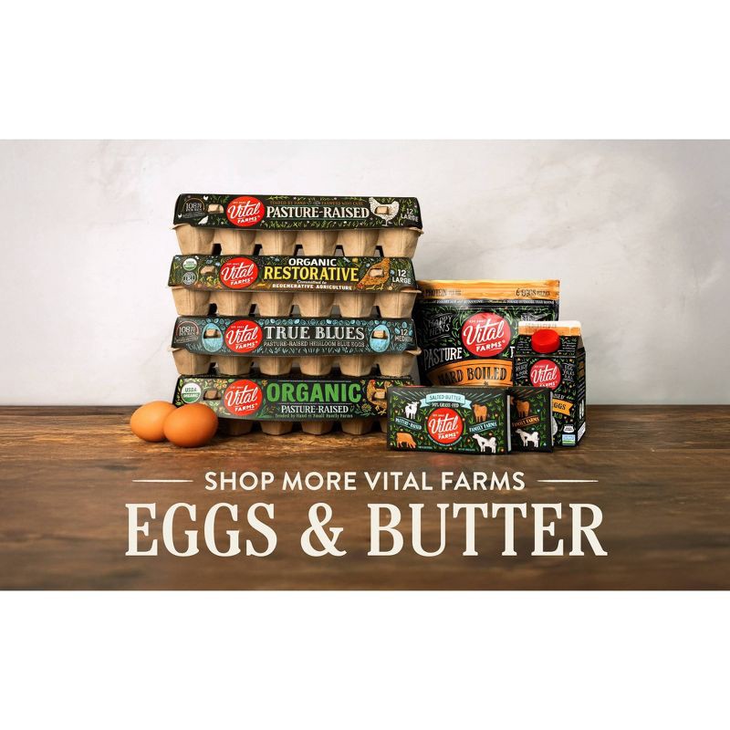 slide 5 of 13, Vital Farms Pasture-Raised Grade A Large Eggs - 12ct, 12 ct