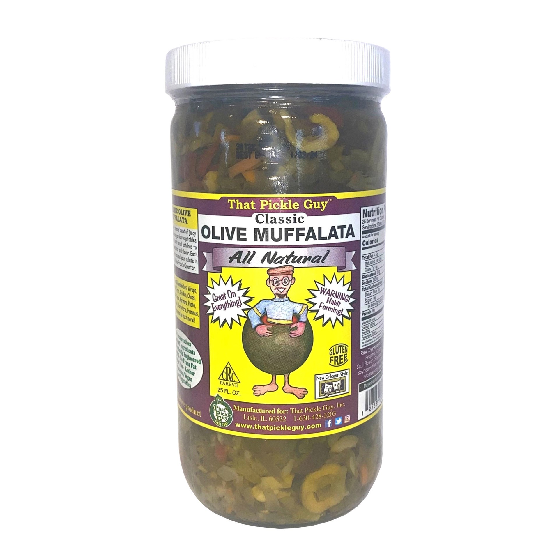 slide 1 of 2, That Pickle Guy Olive Muffalata, 25 oz, 