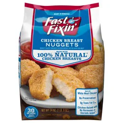 Fast Fixin' Chicken Breast Nuggets, 24 oz (Frozen)
