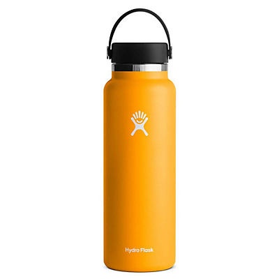 slide 1 of 1, Hydro Flask Wide Mouth Water Bottle with Flex Cap – Starfish, 40 oz