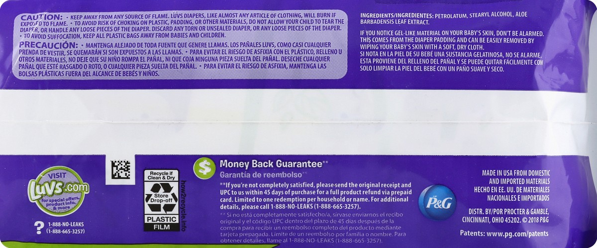 slide 6 of 6, Luvs Ultra Leakguards Size 3 Diapers, 34 ct