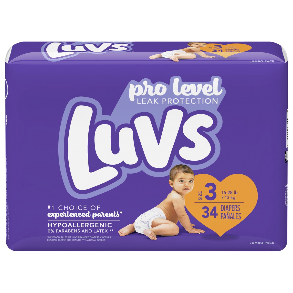 slide 1 of 6, Luvs Ultra Leakguards Size 3 Diapers, 34 ct