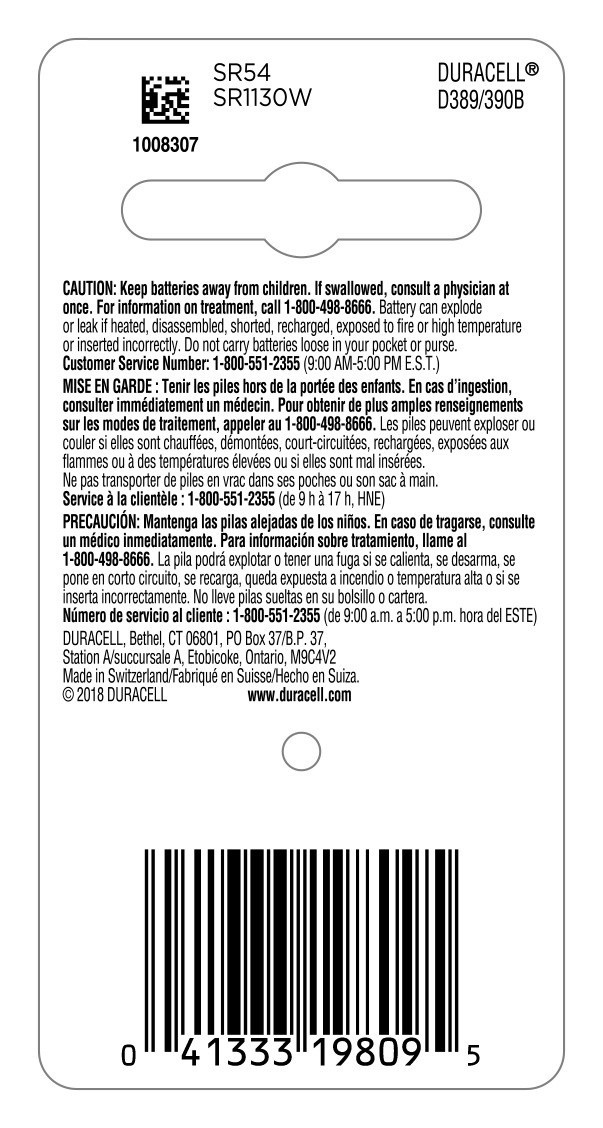 slide 2 of 2, Duracell Battery 1 ea, 1 ct