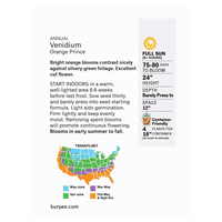 slide 5 of 5, Burpee Venidium Orange Prince Seeds, 1 ct