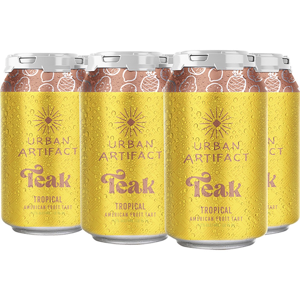 slide 1 of 1, Urban Artifact Teak, 6 ct; 12 oz